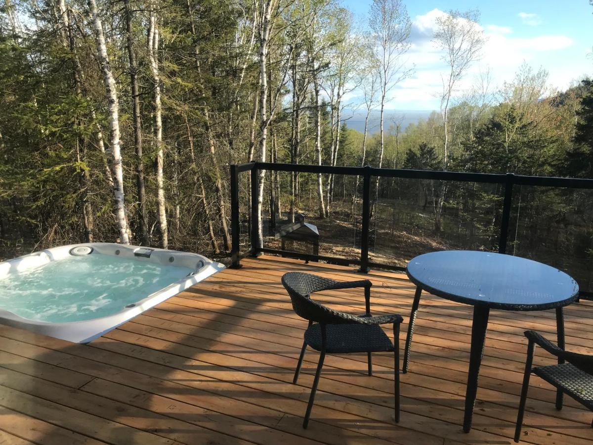 Charlevoix Experience Thermale En Pleine Nature - Suites Nature Charlevoix - Suite #2 Les Éboulements Extérieur photo